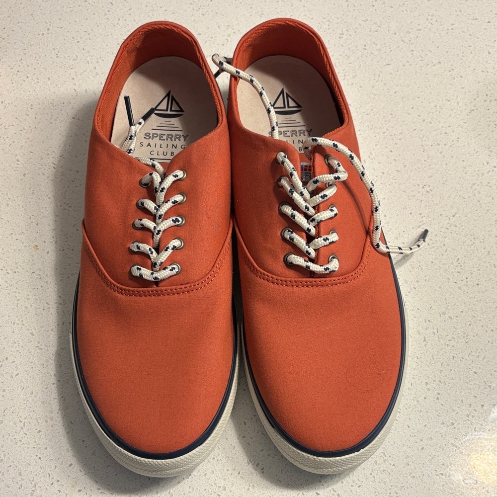 Sperry Men's Vibrant Orange Boat Shoes